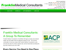 Tablet Screenshot of franklinmedicalconsultants.com